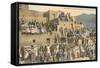 Taos Pueblo Indian Dances, New Mexico-null-Framed Stretched Canvas