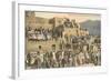 Taos Pueblo Indian Dances, New Mexico-null-Framed Art Print