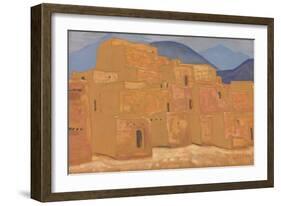 Taos Pueblo, New Mexico, Ca 1921-Nicholas Roerich-Framed Giclee Print