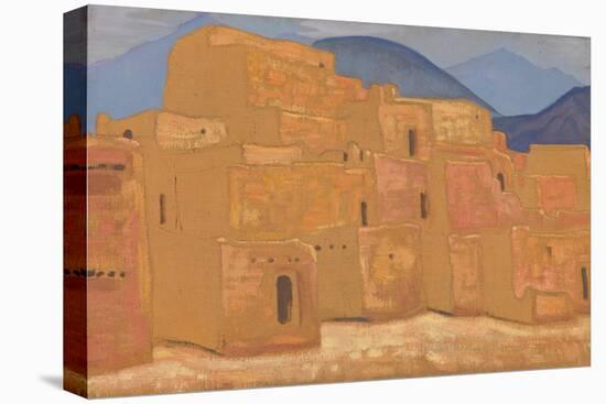 Taos Pueblo, New Mexico, Ca 1921-Nicholas Roerich-Stretched Canvas