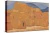 Taos Pueblo, New Mexico, Ca 1921-Nicholas Roerich-Stretched Canvas