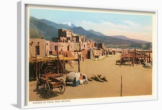 Taos Pueblo, New Mexico-null-Framed Art Print