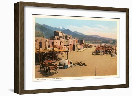 Taos Pueblo, New Mexico-null-Framed Art Print