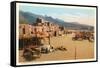 Taos Pueblo, New Mexico-null-Framed Stretched Canvas