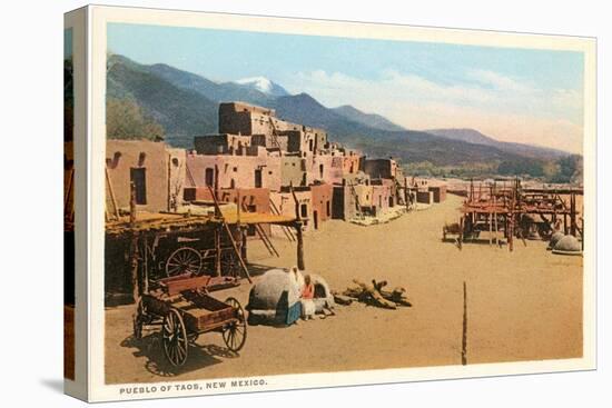 Taos Pueblo, New Mexico-null-Stretched Canvas