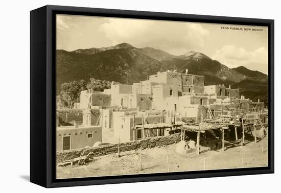 Taos Pueblo, New Mexico-null-Framed Stretched Canvas