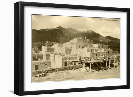 Taos Pueblo, New Mexico-null-Framed Art Print