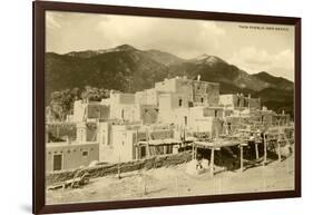 Taos Pueblo, New Mexico-null-Framed Art Print