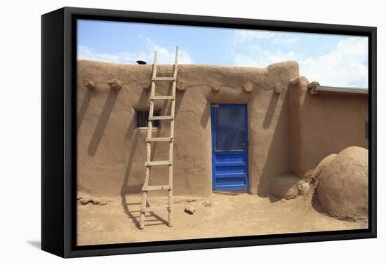 Taos Pueblo, UNESCO World Heritage Site, Taos, New Mexico, United States of America, North America-Wendy Connett-Framed Stretched Canvas