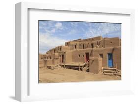 Taos Pueblo, UNESCO World Heritage Site, Taos, New Mexico, United States of America, North America-Wendy Connett-Framed Photographic Print