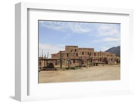 Taos Pueblo, UNESCO World Heritage Site, Taos, New Mexico, United States of America, North America-Wendy Connett-Framed Photographic Print