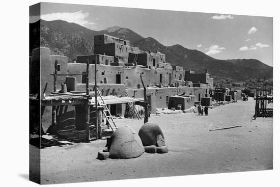 Taos Pueblo-W.H. Shaffer-Stretched Canvas