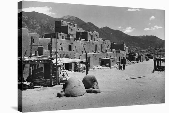 Taos Pueblo-W.H. Shaffer-Stretched Canvas