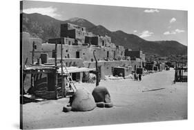 Taos Pueblo-W.H. Shaffer-Stretched Canvas