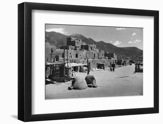 Taos Pueblo-W.H. Shaffer-Framed Photographic Print