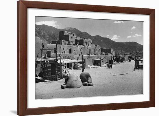 Taos Pueblo-W.H. Shaffer-Framed Photographic Print