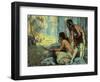 Taos Turkey Hunters, 1915-Eanger Irving Couse-Framed Giclee Print