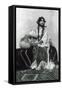 Taos Woman Seated with Water Jug-Carl And Grace Moon-Framed Stretched Canvas