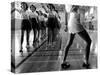 Tap Dancing Class at Iowa State College, 1942-Jack Delano-Stretched Canvas