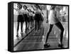 Tap Dancing Class at Iowa State College, 1942-Jack Delano-Framed Stretched Canvas