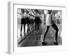 Tap Dancing Class at Iowa State College, 1942-Jack Delano-Framed Photo