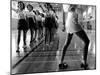 Tap Dancing Class at Iowa State College, 1942-Jack Delano-Mounted Photo