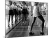 Tap Dancing Class at Iowa State College, 1942-Jack Delano-Mounted Photo
