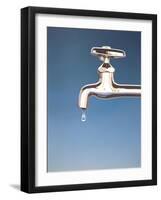 Tap with Drop-null-Framed Photographic Print