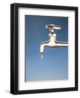 Tap with Drop-null-Framed Premium Photographic Print