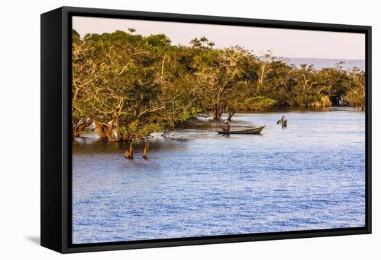 Tapajos River, Amazonia, Brazil-Françoise Gaujour-Framed Stretched Canvas