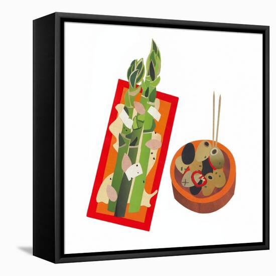 Tapas, 2016-Isobel Barber-Framed Stretched Canvas