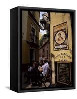 Tapas Bar, Barrio Santa Cruz, Seville, Andalucia, Spain-Jean Brooks-Framed Stretched Canvas