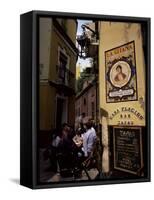 Tapas Bar, Barrio Santa Cruz, Seville, Andalucia, Spain-Jean Brooks-Framed Stretched Canvas