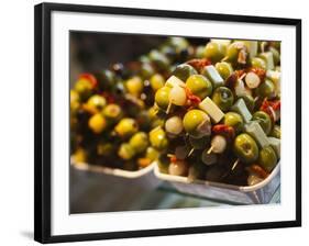 Tapas, Mercado De San Miguel, Madrid, Spain-Walter Bibikow-Framed Photographic Print