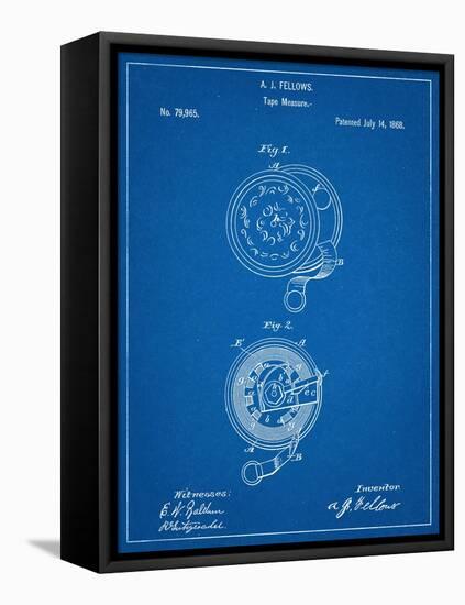 Tape Measure Patent-null-Framed Stretched Canvas