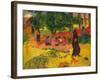 Taperaa Mahana, 1892 (Oil on Canvas)-Paul Gauguin-Framed Giclee Print