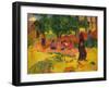 Taperaa Mahana, 1892 (Oil on Canvas)-Paul Gauguin-Framed Giclee Print