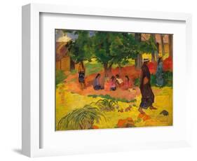 Taperaa Mahana, 1892 (Oil on Canvas)-Paul Gauguin-Framed Giclee Print