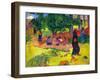 Taperaa Mahana, (Late Afternoo), 1892-Paul Gauguin-Framed Giclee Print