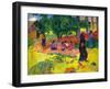 Taperaa Mahana, (Late Afternoo), 1892-Paul Gauguin-Framed Giclee Print