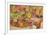 Tapestry and Console, 1912 (Oil on Canvas)-Patrick Henry Bruce-Framed Giclee Print