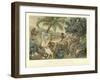 Tapestry Depicting an Indian Scene-null-Framed Giclee Print