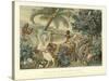 Tapestry Depicting an Indian Scene-null-Stretched Canvas