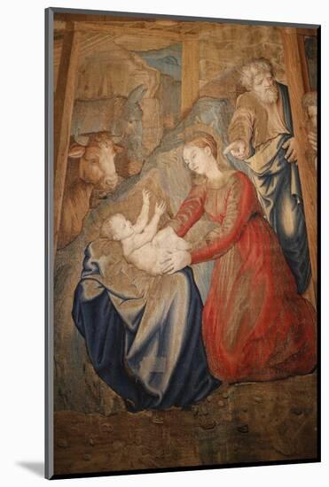 Tapestry Depicting the Nativity-Godong-Mounted Photographic Print