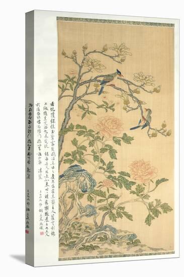 Tapestry Hanging Scroll, Qianlong Period (1736-95)-Qing Dynasty Chinese School-Stretched Canvas