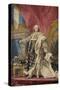 Tapestry of King Louis XV-Pierre Fran‡ois Cozette-Stretched Canvas