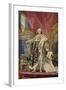 Tapestry of King Louis XV-Pierre Fran‡ois Cozette-Framed Giclee Print