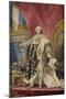 Tapestry of King Louis XV-Pierre Fran‡ois Cozette-Mounted Giclee Print