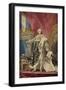 Tapestry of King Louis XV-Pierre Fran‡ois Cozette-Framed Giclee Print