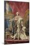 Tapestry of King Louis XV-Pierre Fran‡ois Cozette-Mounted Giclee Print